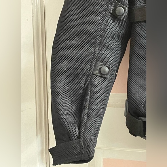 Himalaya Motorbike, black scotchlite, 3M padded, jacket. size M w/ zippers snaps - Picture 9 of 16